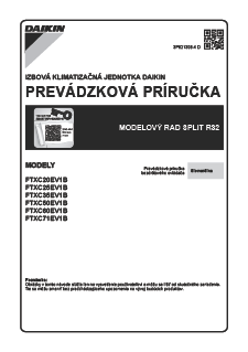 FTXC-E_Operation manual_3PSK621306-4D_Slovakian download